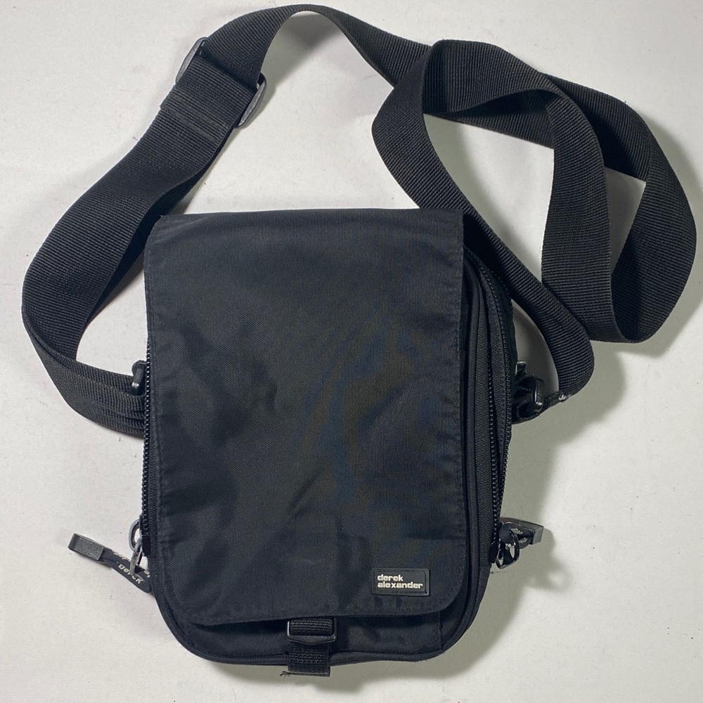 Derek Alexander Black Messenger Bag